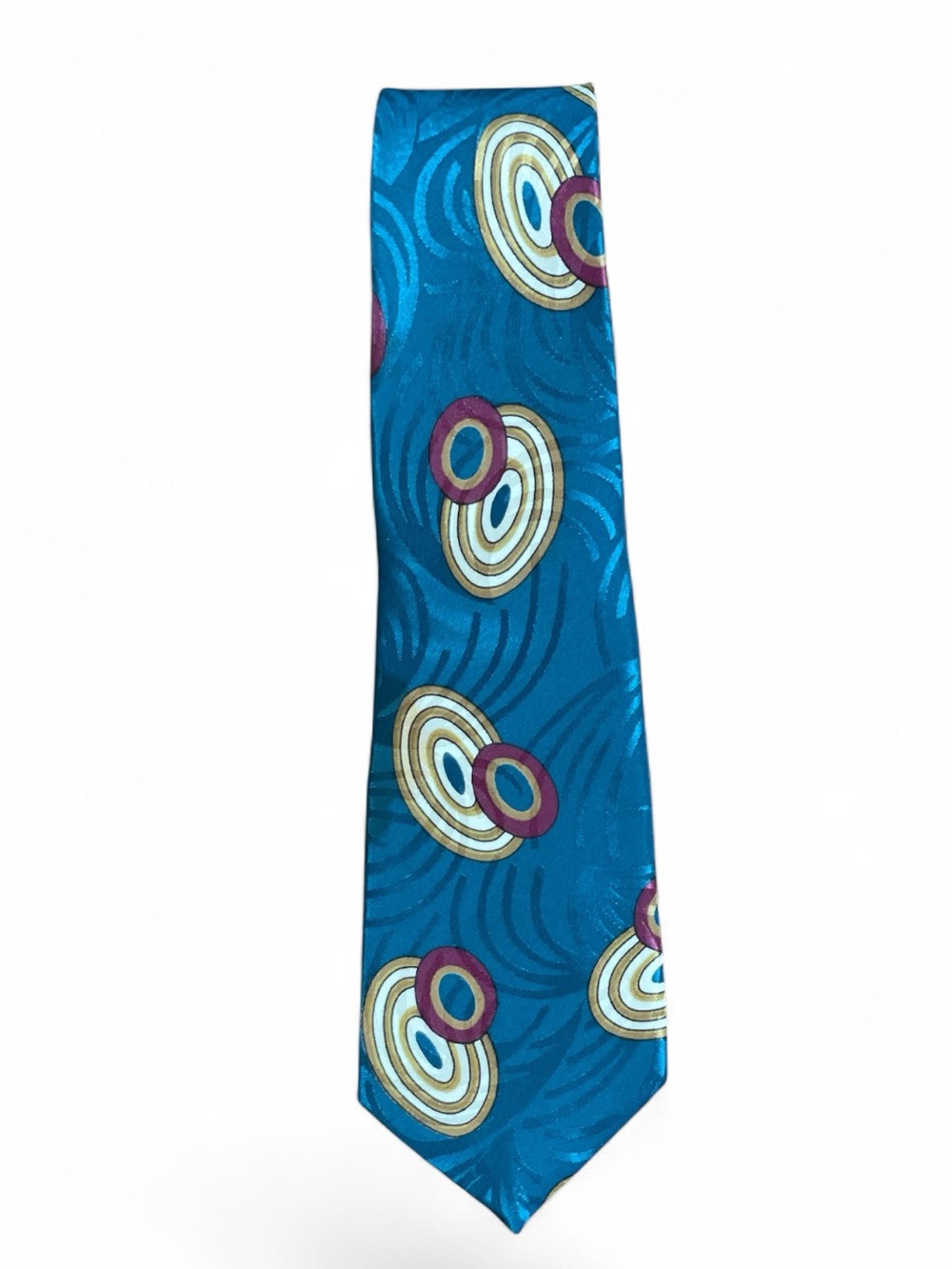 Wembley Starshine Prints Vintage Men’s Tie – Retro Unusual Geometric Look